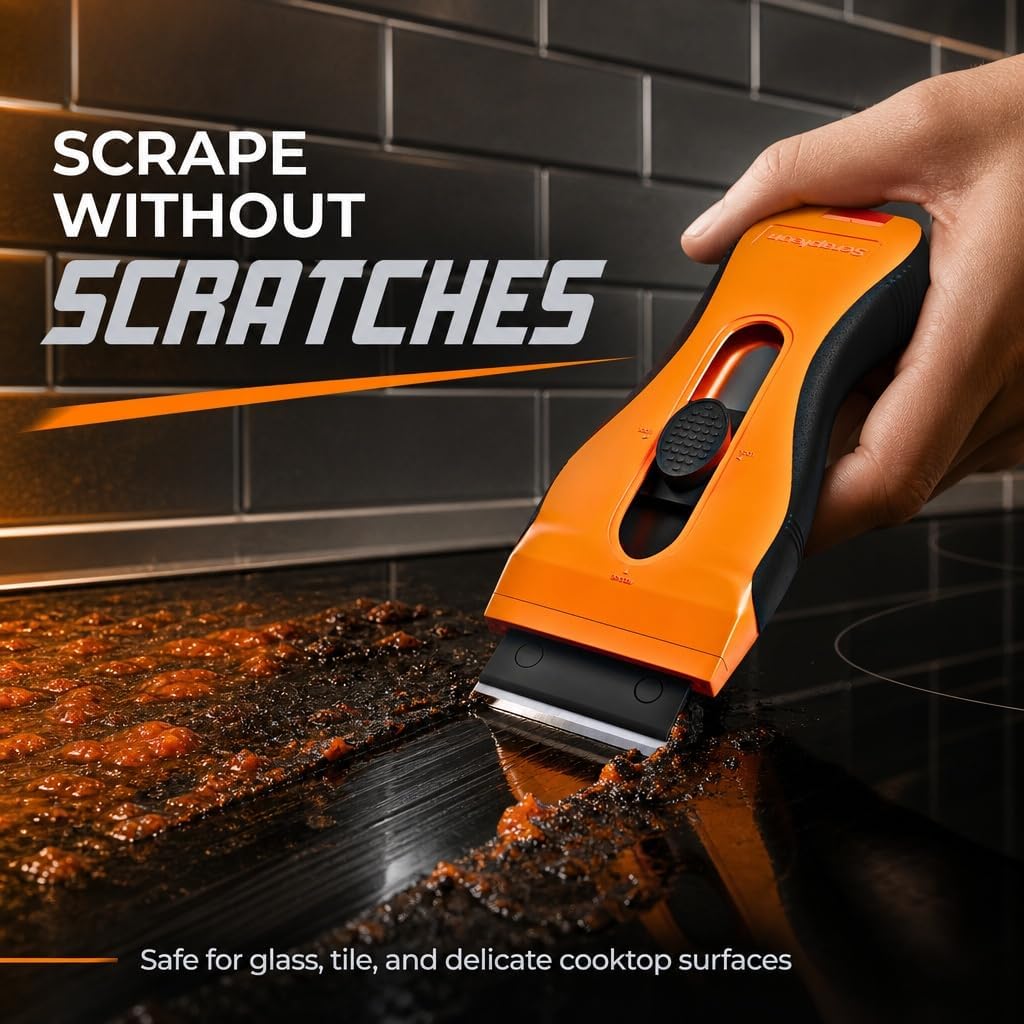 SCRAPLEAN 18-Refill Non-Scratch Multi-Surface Scraper